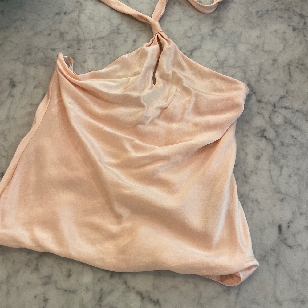 Ralph Lauren satin halter top